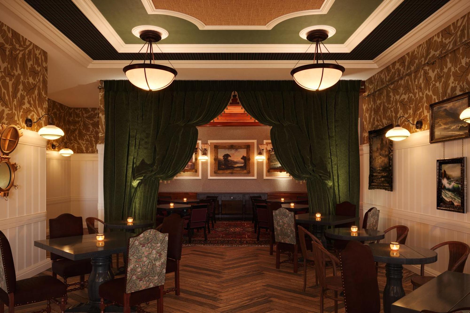 Hotel Portrush Adelphi Exterior foto The interior of the restaurant